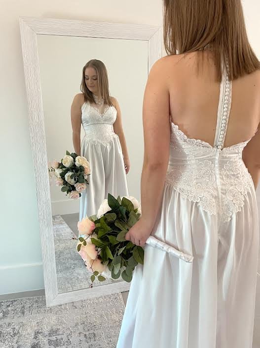 Jumper bridesmaid dress hot sale